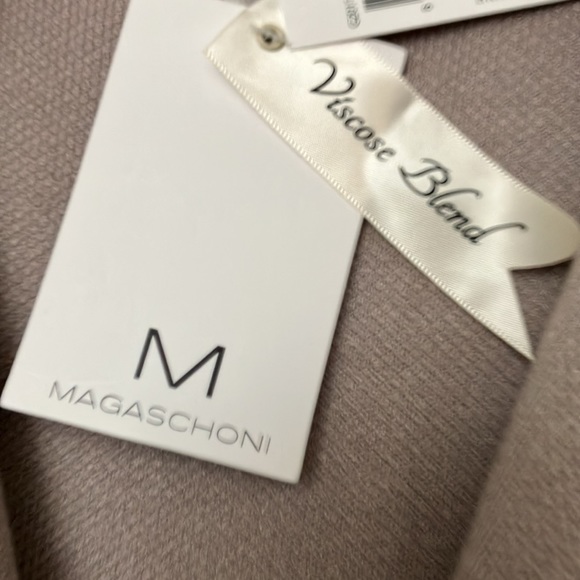 Magaschoni coat size XL taupe color - Picture 11 of 13